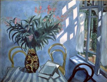 Interior With Flowers, 1917, Works on paper by Marc Chagall