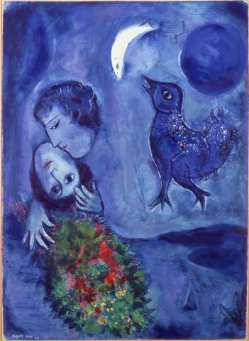 Blue Landscape (1949) | Marc Chagall