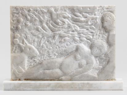 Amoureux au repos, 1968 - 1969, Sculpture de Marc Chagall