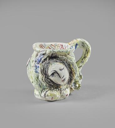 Heads of Two Women or Spring, 1962, Ceramic by Marc Chagall