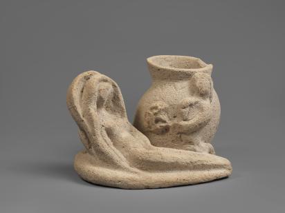 Reclining Woman, 1953, Ceramic by Marc Chagall