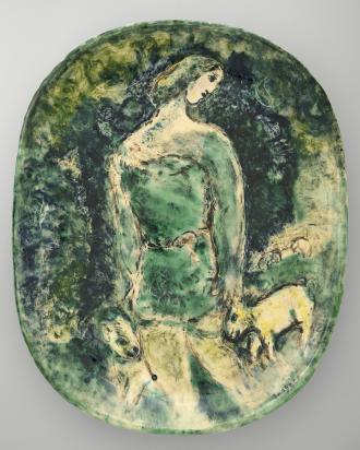 Joseph the Shepherd, 1951, Ceramic by Marc Chagall