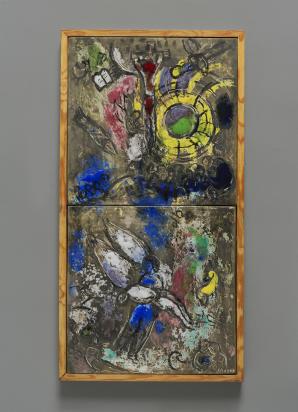 La Création de l'Homme, 1959, Céramique de Marc Chagall