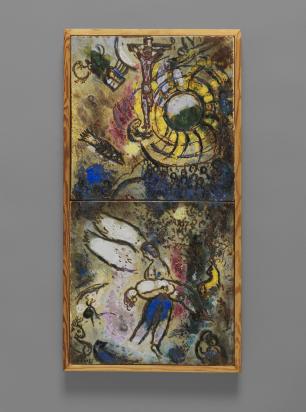 La Création de l'Homme, 1959, Céramique de Marc Chagall