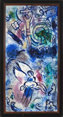 La Création de l'Homme, 1959, Céramique de Marc Chagall