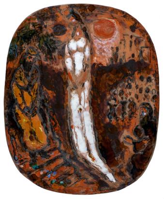 La Reine Esther ou La Reine de Saba, 1951, Céramique de Marc Chagall