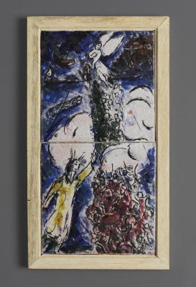 La Traversée de la mer Rouge, 1956, Céramique de Marc Chagall