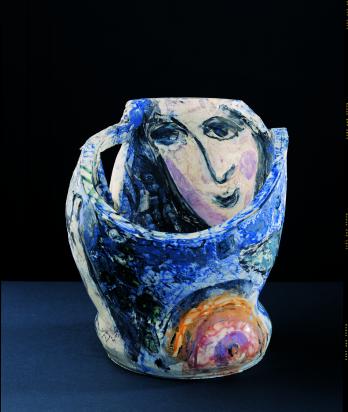 The Vision, 1962, Ceramic by Marc Chagall