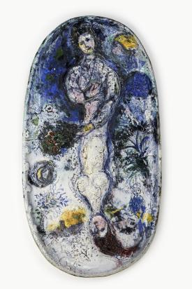 Couple, 1962, Ceramic by Marc Chagall