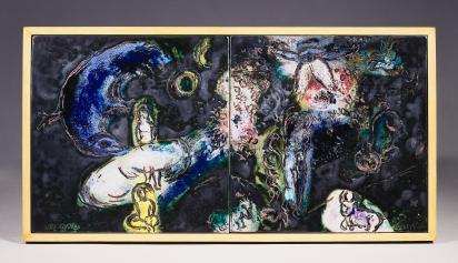 Le Paradis terrestre, 1959, Céramique de Marc Chagall