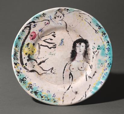 Evening, 1949, Ceramic by Marc Chagall