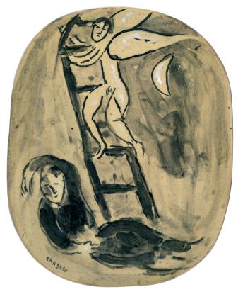 L'Echelle de Jacob, 1950, Céramique de Marc Chagall