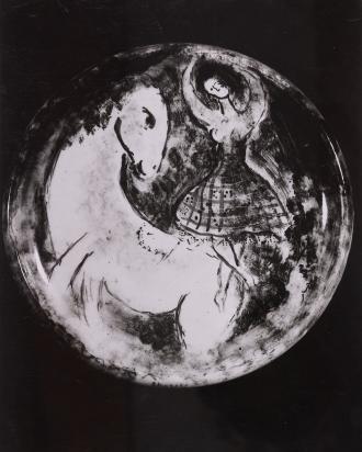 Circus Rider or Circus, 1952, Ceramic by Marc Chagall