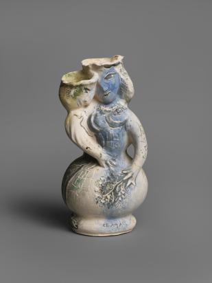 The Betrothed or Two Women, 1962, Ceramic by Marc Chagall