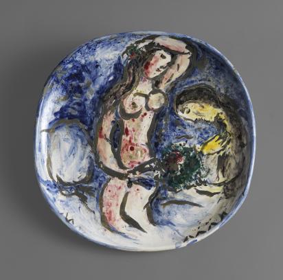 The Offering, 1953, Ceramic by Marc Chagall