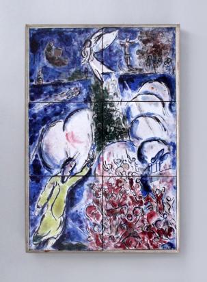 La Traversée de la mer Rouge, 1956, Céramique de Marc Chagall