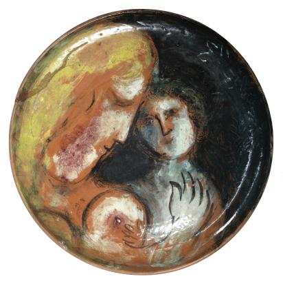 Mother and Child, 1951, Ceramic by Marc Chagall