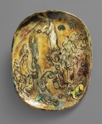 Moses at the Spring, 1950, Ceramic by Marc Chagall