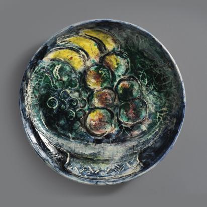 Still Life With Fruit, 1951, Ceramic by Marc Chagall