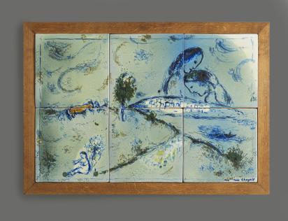 Paysage de Grèce, 1962, Céramique de Marc Chagall