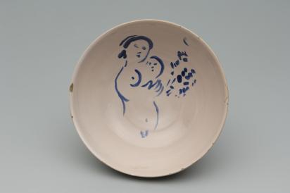 Ida Chagall’s wedding service: bowl 3: Motherhood, 1951, Ceramic by Marc Chagall