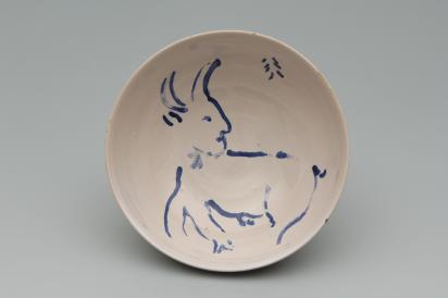 Ida Chagall’s wedding service: bowl 6: Centaur, 1951, Ceramic by Marc Chagall