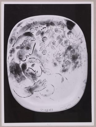 Sous le pommier ou Le Repos, 1953, Céramique de Marc Chagall