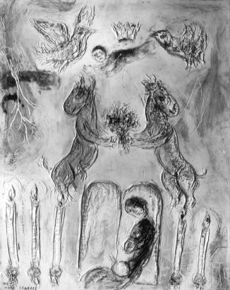 Variante autour de la Tribu de Levi, 1962, Céramique de Marc Chagall