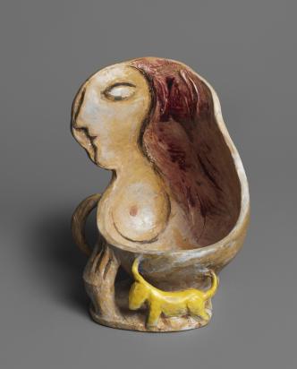 Sculpted Vase, 1952, Ceramic by Marc Chagall