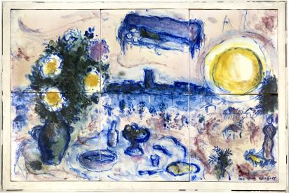 Vence I, 1962, Céramique de Marc Chagall